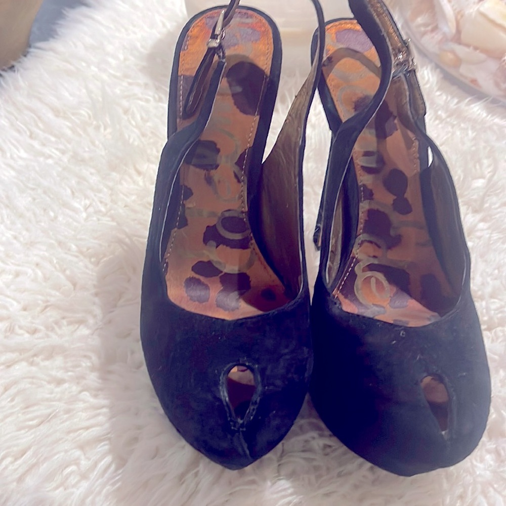 Sam Edelman black heels sz 5